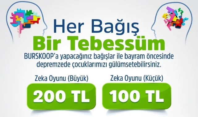 Depremzede çocuklara bayramlık bağışı
