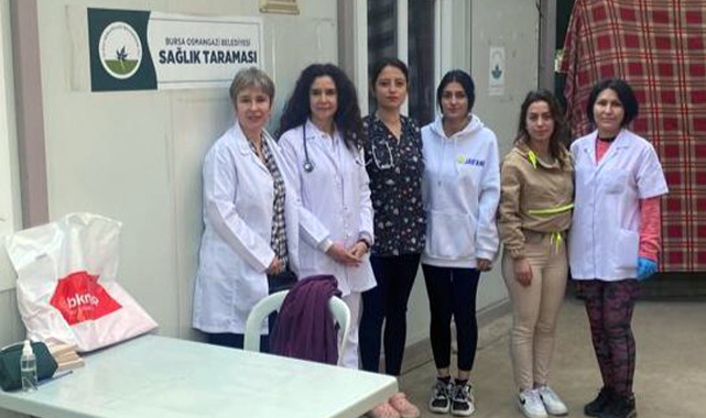 Depremzedelerin sağlığı Osmangazili doktorlara emanet