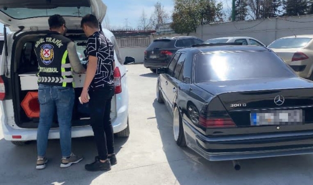 Drift yapan sürücüye para cezası
