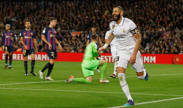 El Clasico'ya Benzema damgası!