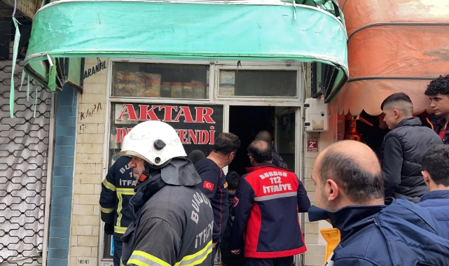 Eşine kızdı, kendini ve dükkanını yakmaya çalıştı