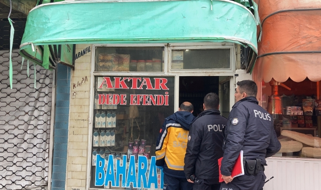 Eşine kızıp dükkanını yakmaya kalktı