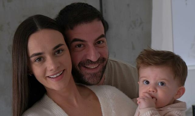 Genç çiftten aile pozları