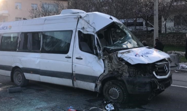 Gümüşhane’de işçi servisi kazası: 1 ölü, 7 yaralı