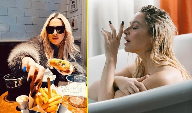 Hadise başarısını işte böyle kutladı