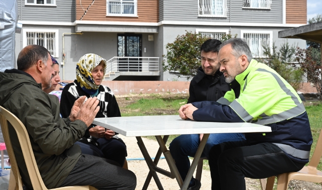 Hataylı afetzedelere Bursa morali