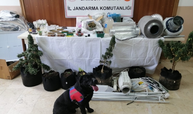 İklimlendirme sistemiyle uyuşturucu ürettiler