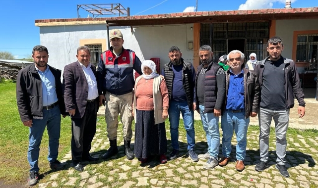 Jandarmadan şehit annesine ziyaret