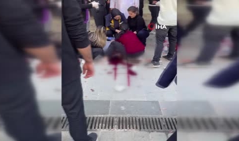 Kafasına tuğla düşen kadın hayatını kaybetti