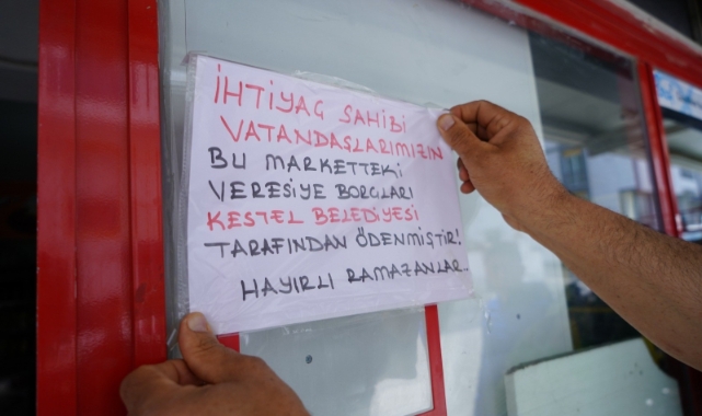 Kestel Belediyesi'nden 2 milyonluk sosyal destek