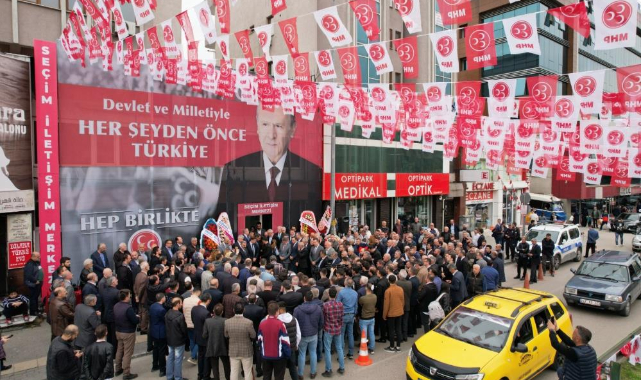 MHP Bursa Seçim İletişim Merkezi açıldı