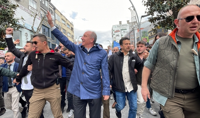 Muharrem İnce: "Bugün hepiniz 3 kişiyi ikna edeceksiniz"