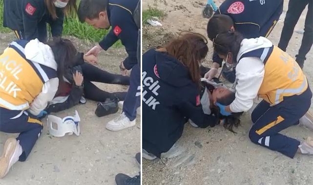 Neye uğradığını şaşırdı! Kendini yerde buldu