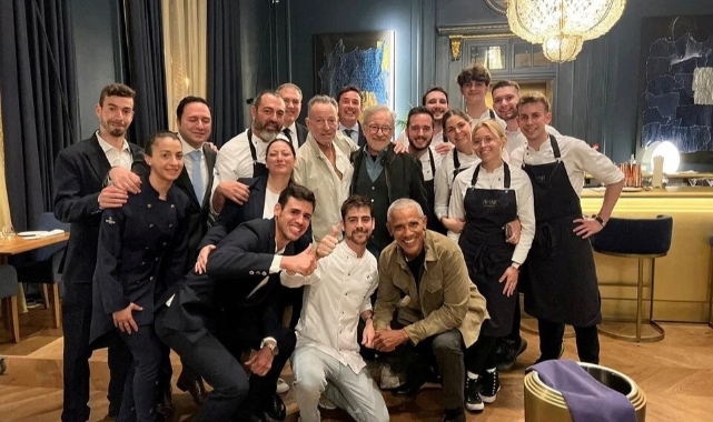 Obama ve Spielberg Barcelona'da buluştu