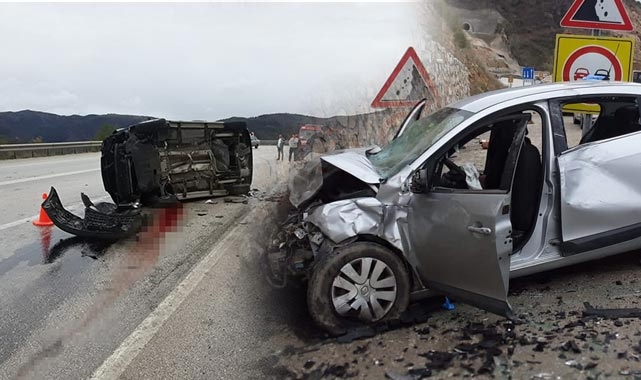 Otomobil ile hafif ticari araç çarpıştı: 3 ölü, 2 yaralı