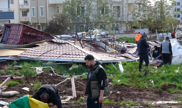 Pazarcık'ta fırtınanın bilançosu artıyor! 1 ölü, 48 yaralı