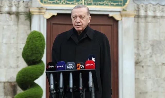 Cumhurbaşkanı Erdoğan'dan bayram namazı sonrası açıklama