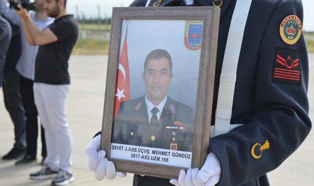 Şehit astsubay memleketine uğurlandı