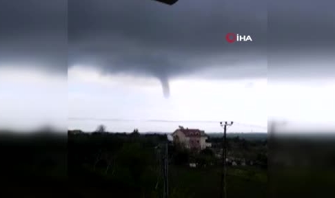 Silivri’de korkutan hortum