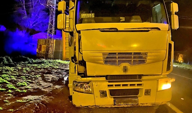 Tırın çarptığı kişi hayatını kaybetti