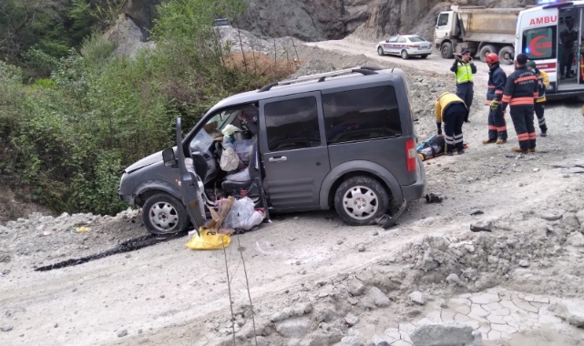 Trafik kazası: 3 yaralı
