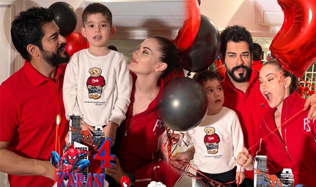 Ünlü çiftin oğullarının 4. doğum günü!
