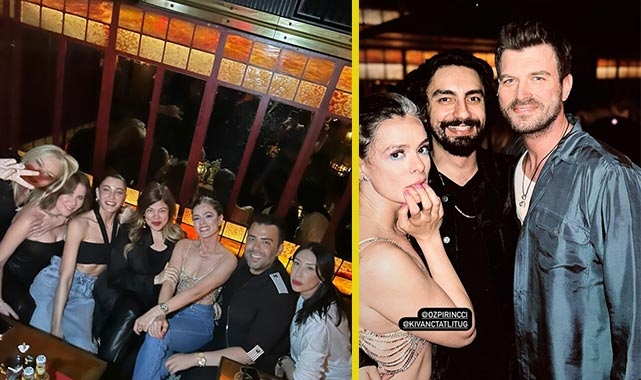 Yeni yaşını ünlü dostlarıyla kutladı