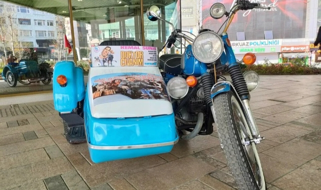 Yeşilçam hatırası motosiklet depremzedeler için satışa çıkarıldı