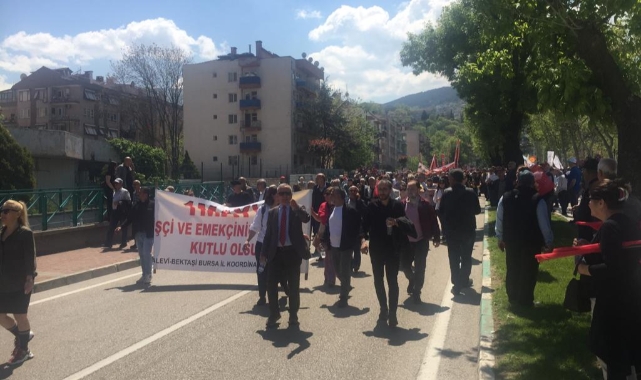 1 Mayıs Bursa'da da kutlanıyor