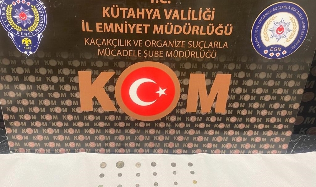 18 parça tarihi eser ele geçirildi