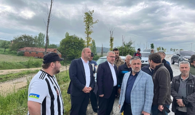 AK Parti heyeti afet bölgesine gitti