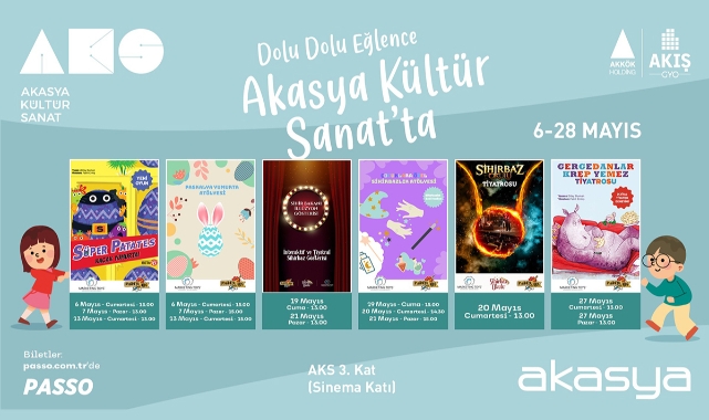 Akasya Kültür Sanat'ın Mayıs ayı programı belli oldu