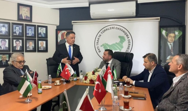 Alfatlı’dan Batı Trakya Türkleri Derneğine ziyaret