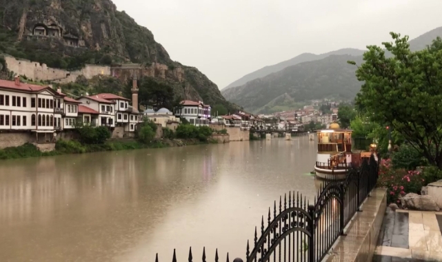 Amasya'da hortum meydana geldi
