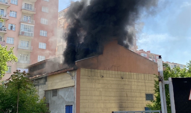 Ankara’da korkutan trafo yangını