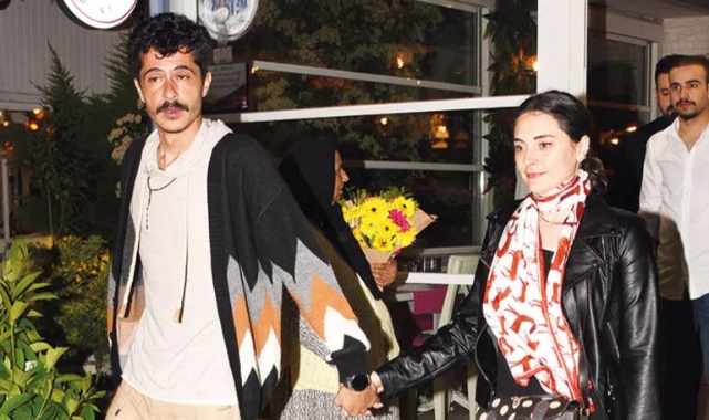 Aslıhan Gürbüz ve İsmail Hacıoğlu el ele