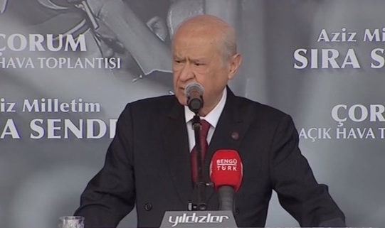 Bahçeli: “CHP ile HDP aynı kanlı masanın paydaşıdır”