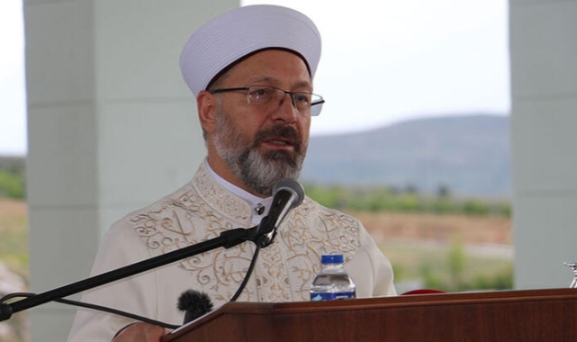 Başkan Erbaş: "Öğrencilerimiz ezan sesleri eşliğinde ders dinleyecek"