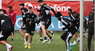 Beşiktaş Sabah FC maçının hazırlanıyor