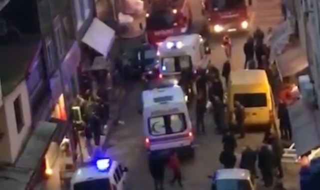 Binanın ikinci katında tüp patladı: 2 yaralı