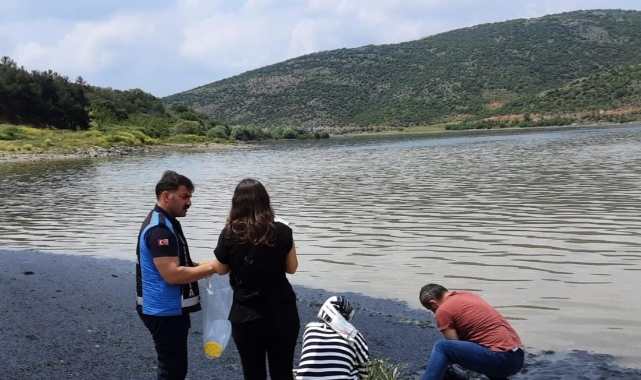Bursa'da Boğazköy Barajı siyaha büründü