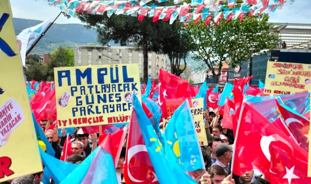 Bursa'da coşkulu karşılama