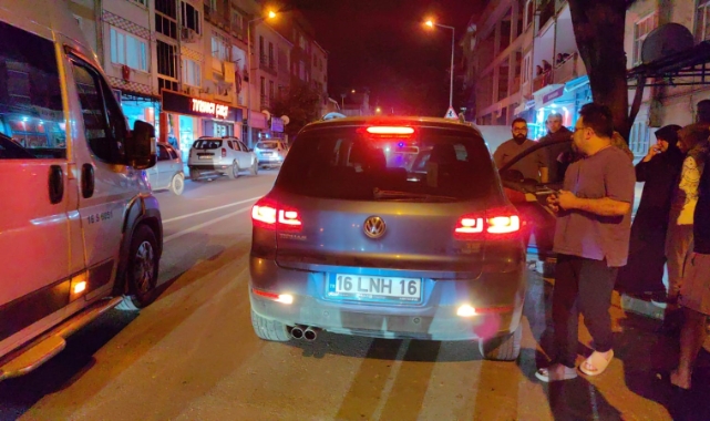 Bursa'da motosiklet sürücüsü ölümden döndü