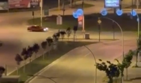 Bursa'da trafik magandası! dakikalarca drift attı