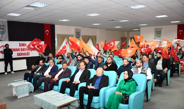 Bursa Roman Dernekleri Erdoğan'a desteklerini İznik'ten ilan ettiler