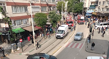 Çarşamba'da yangın paniği
