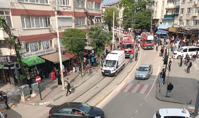 Çarşamba'da yangın paniği