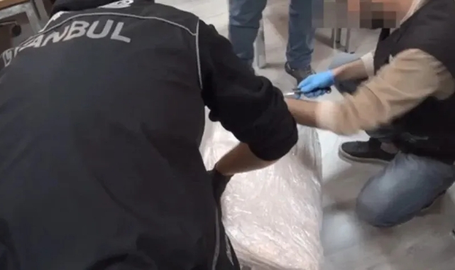 Çeyiz sandığından uyuşturucu çıktı