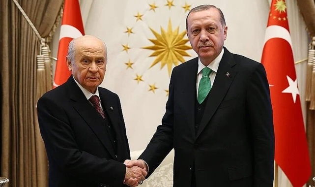 Cumhurbaşkanı Erdoğan, MHP lideri Bahçeli'yi kabul etti