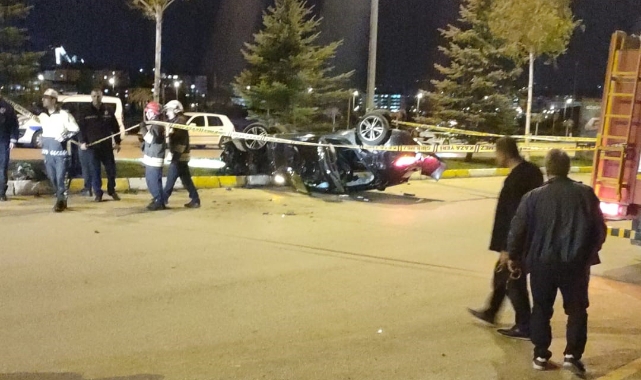 Erzurum’da trafik kazası: 3 yaralı